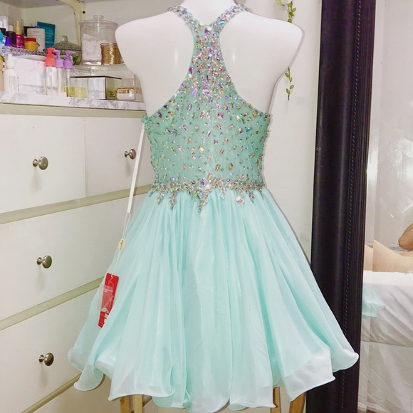 👗GORGEOUS IRIDESCENT GEMSTONE PRINCESS DRESS XL✨ - Picture 3 of 8